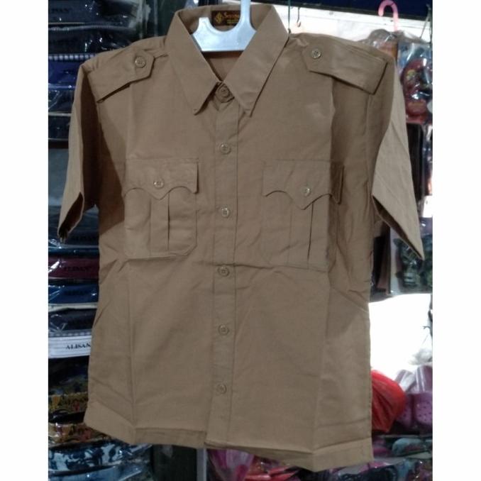 Baju Pramuka cowok untuk anak SMP/SMA/SMK