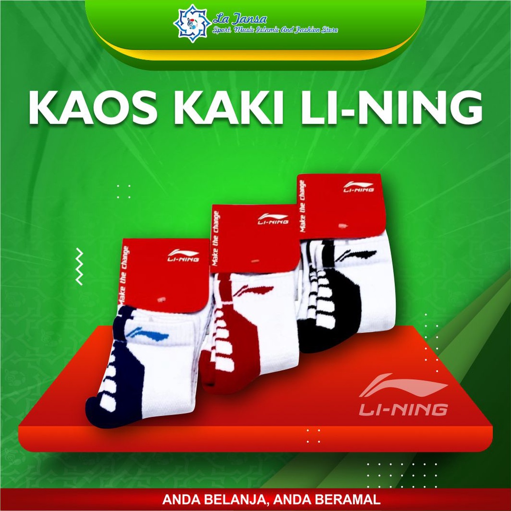 KAOS KAKI LI NING