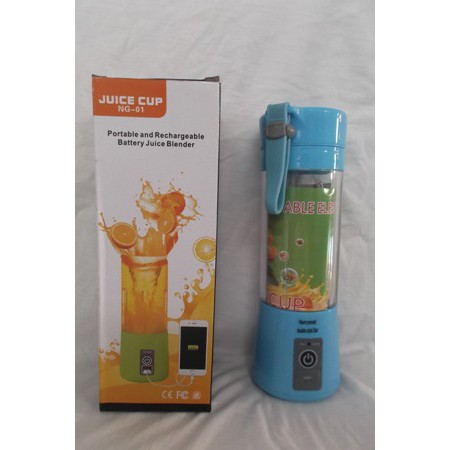 Juice Cup/Blender Portable &amp; Rechargeable Battery |Bisa Buat charge HP