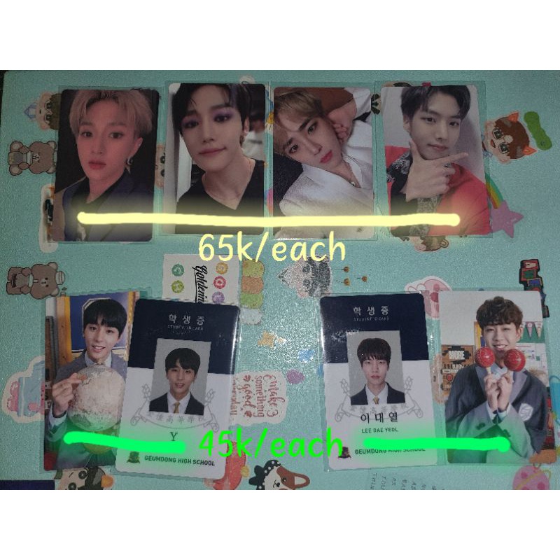(READY) PC Photocard Golden Child Take A Leap, Without You, Miracle, Fanclub Daeyeol Y Jangjun Tag S