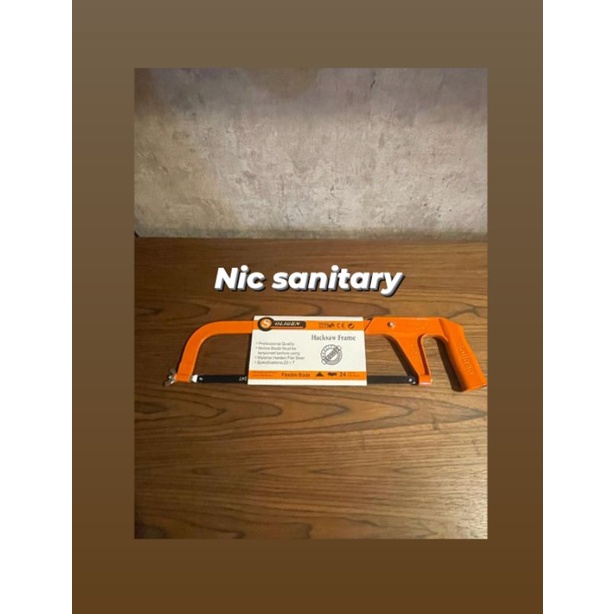 Gagang gergaji besi SOLIGEN 1018 bonus mata gergaji besi / Stang gergaji tebal