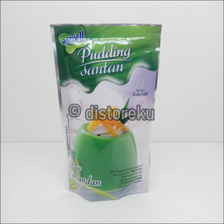 nutrijel PUDING santan rasa pandan PANDAN flavour 130gr (4.59oz)