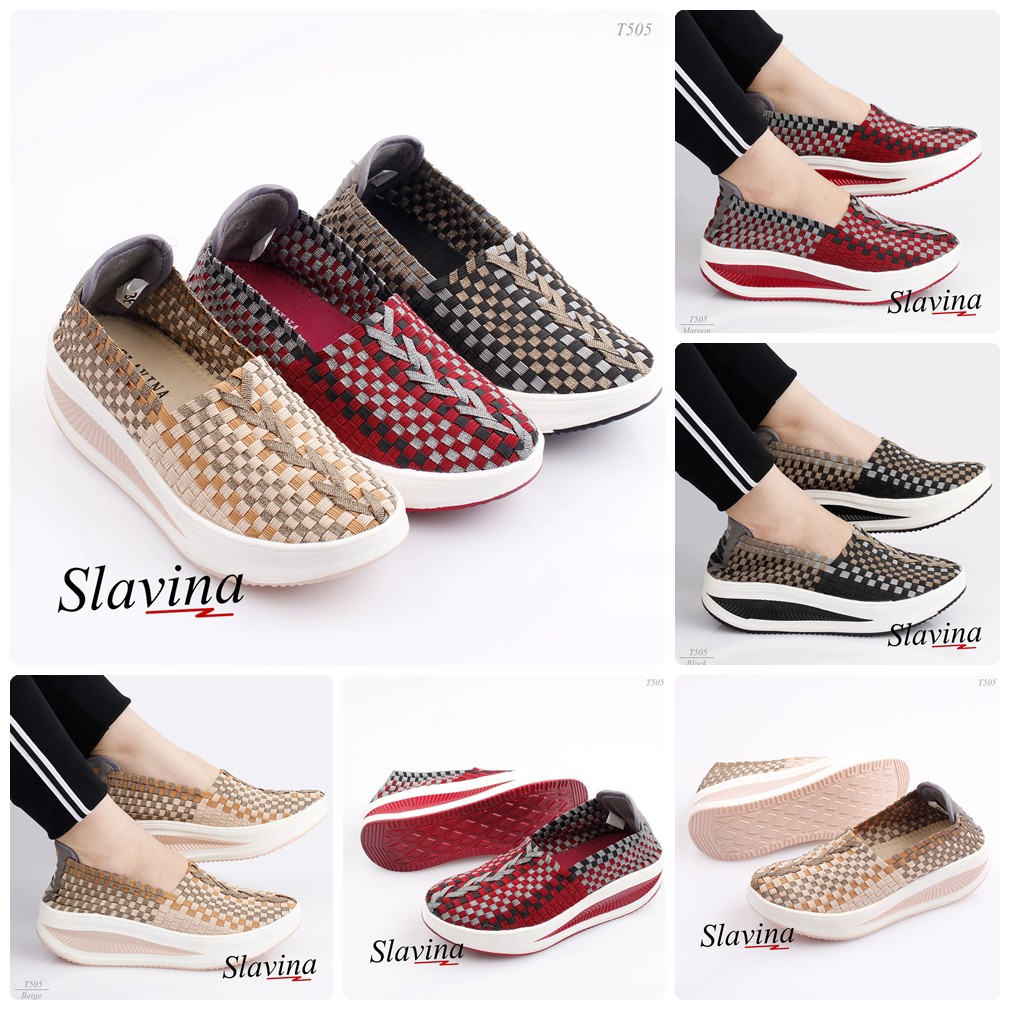 Slavina®Knit Wedges Rajut Series #T505