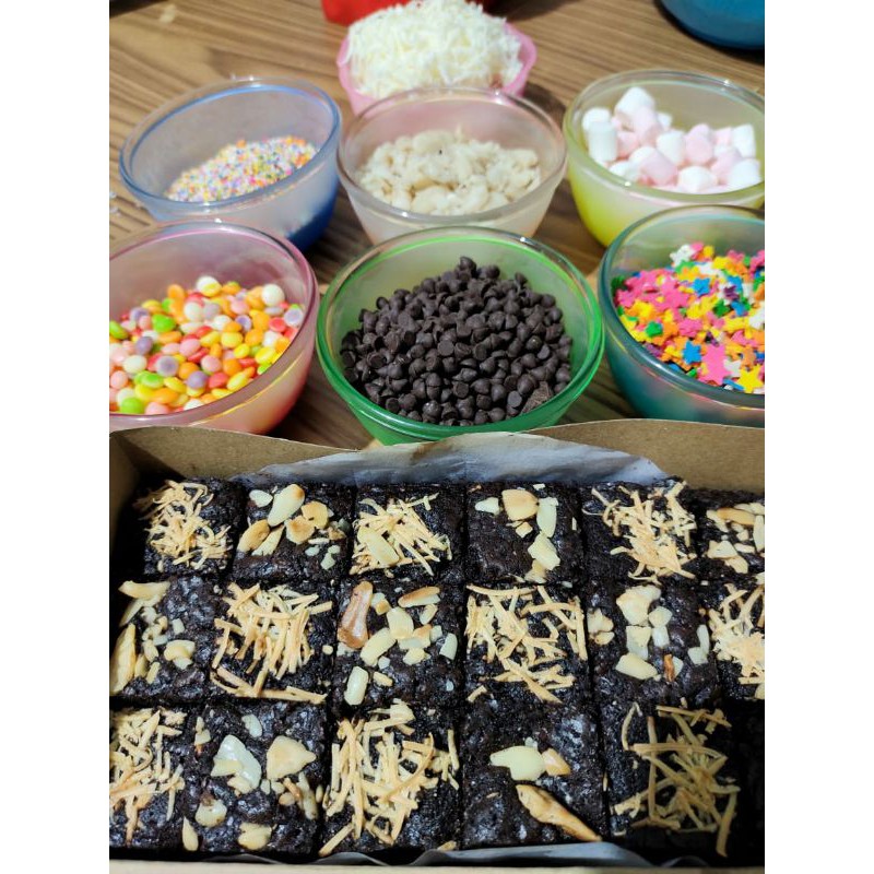 

Brownies fudgy ukuran 20x10