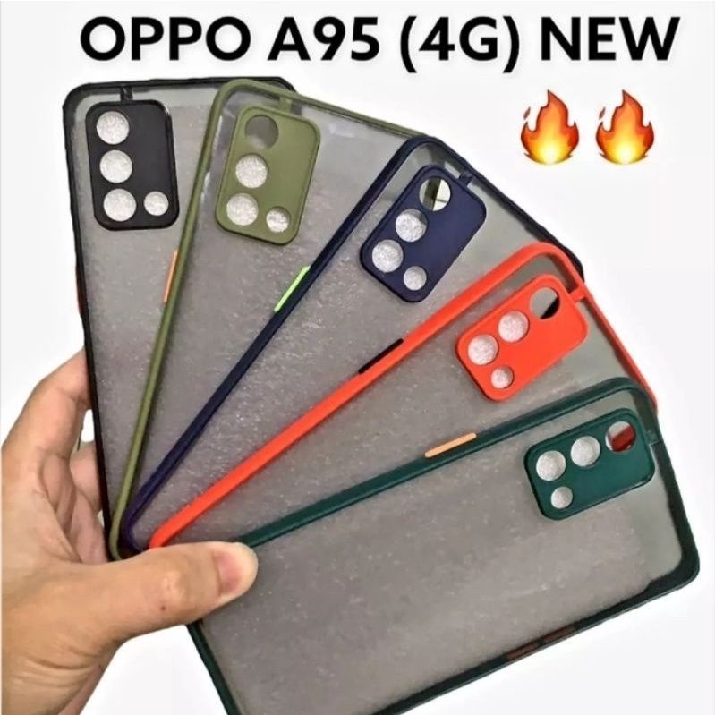 Case Dove Aero Oppo A95 4G New Pelindung Kamera
