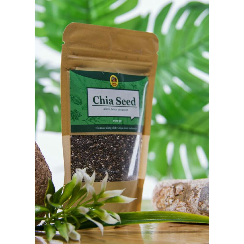 

Chia Seed Mexico 100% Alami Chia Seed Dikemas Secara Higienis Dengan Berat Tiap Pack Chia Seed100g