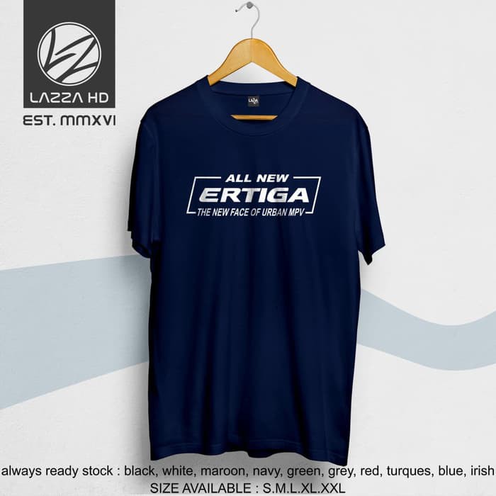 Kaos / Tshirt Distro Mobil Suzuki All New Ertiga Logo Kualitas Terbaik -Palace Store