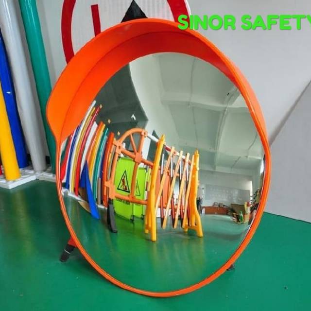 Convex Mirror 80cm Kaca Cembung Safety Jalan Tikungan Outdoor