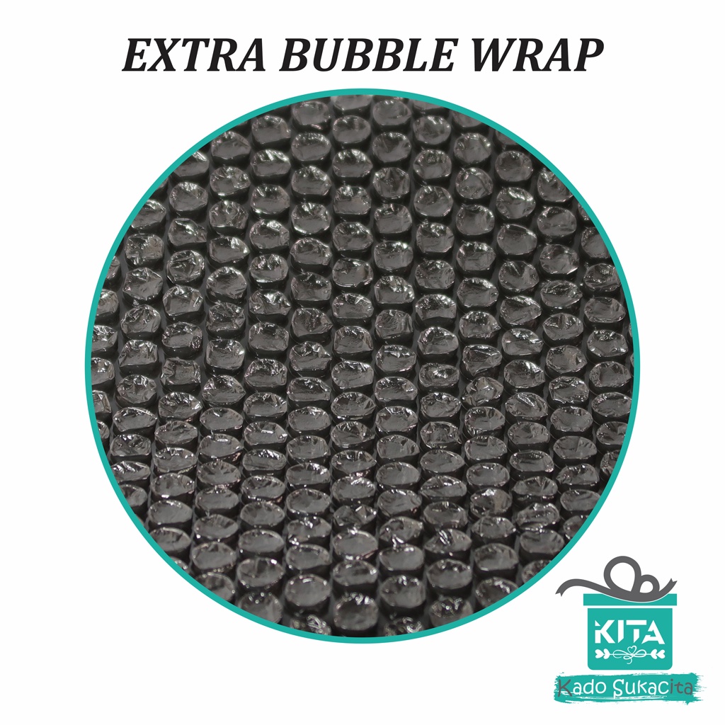 

EXTRA BUBBLE WRAP PACKING LEBIH AMAN