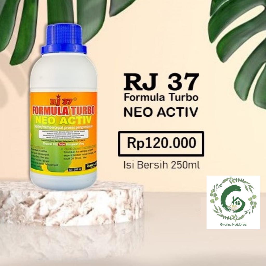 RJ 37 Neo Activ 250 ml - Formula Turbo Fermentasi 3 Hari