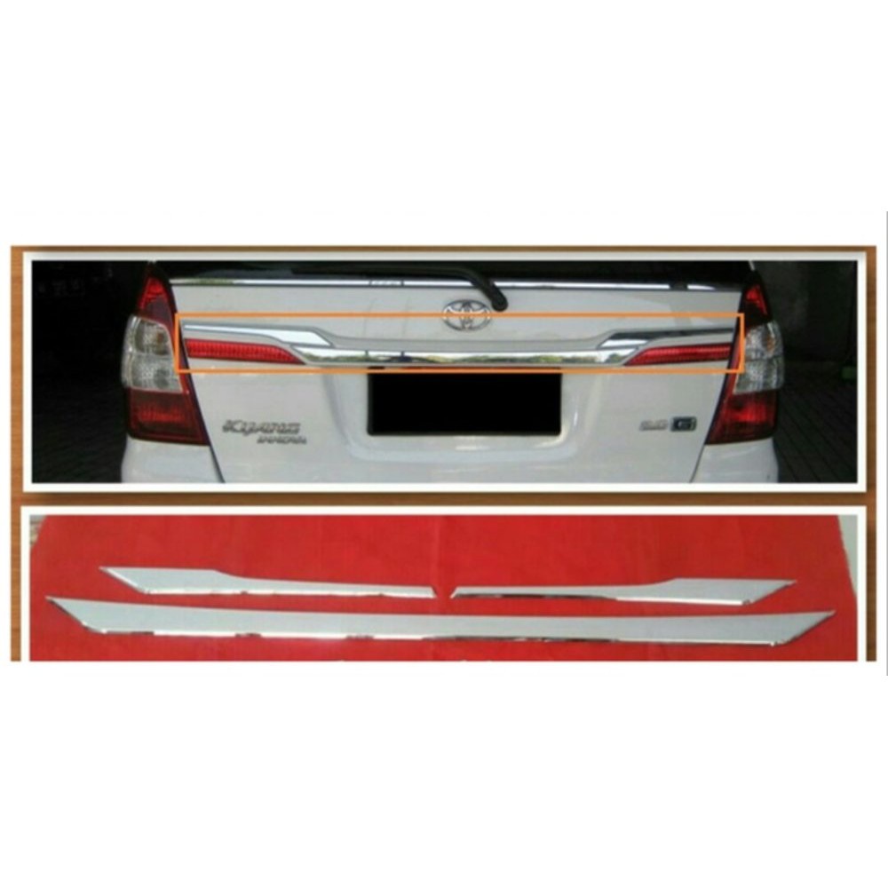 list trunk lid grand innova chrome 3pcs.