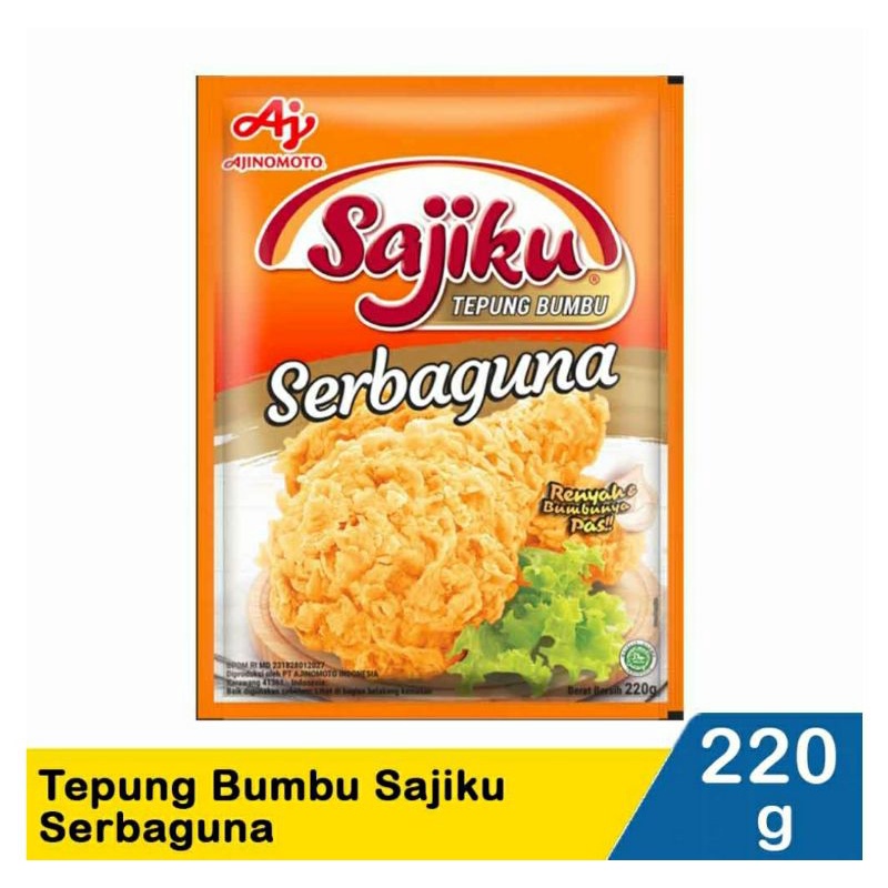 

Sajiku Tepung Bumbu Serba Guna 220 g