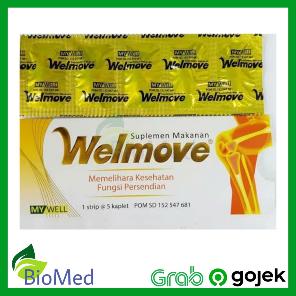 WELMOVE KAPLET - Multivitamin Sendi Syaraf Nyeri Otot Pinggang Lutut