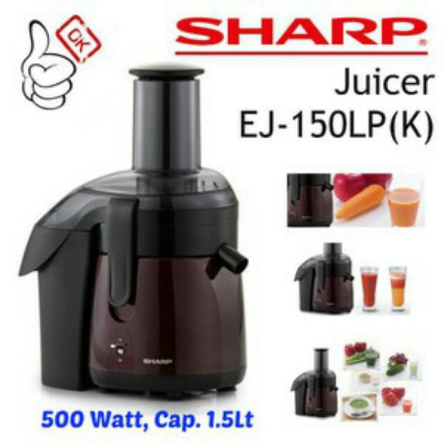 PRELOVED SHARP JUICER EJ-150LP(K)