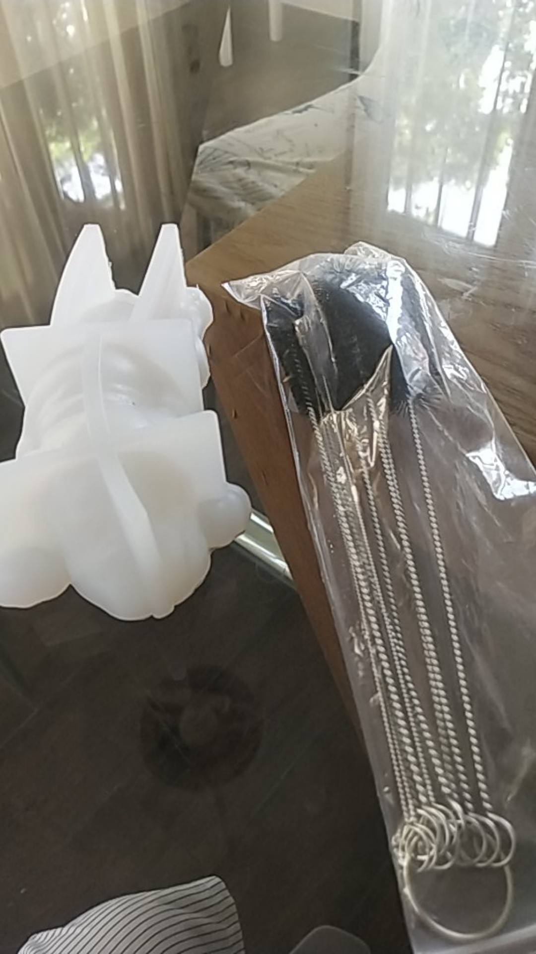 10 Pcs Sikat Pembersih Nozzle Botol Bahan Nilon Untuk Dapur