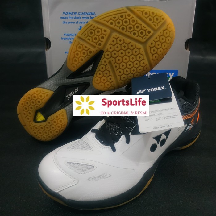 SEPATU YONEX SHB 65 Z2 MEN ORIGINAL WHITE