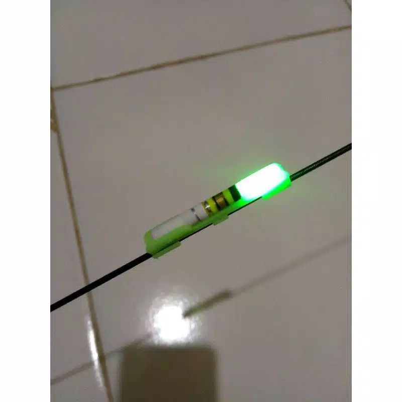 Lampu LED starled Ujung Joran pancing ples dudukan lampu