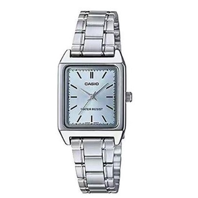 Jam Tangan Wanita casio Rantai Silver  LTP SERIES Stainless Steel Strap