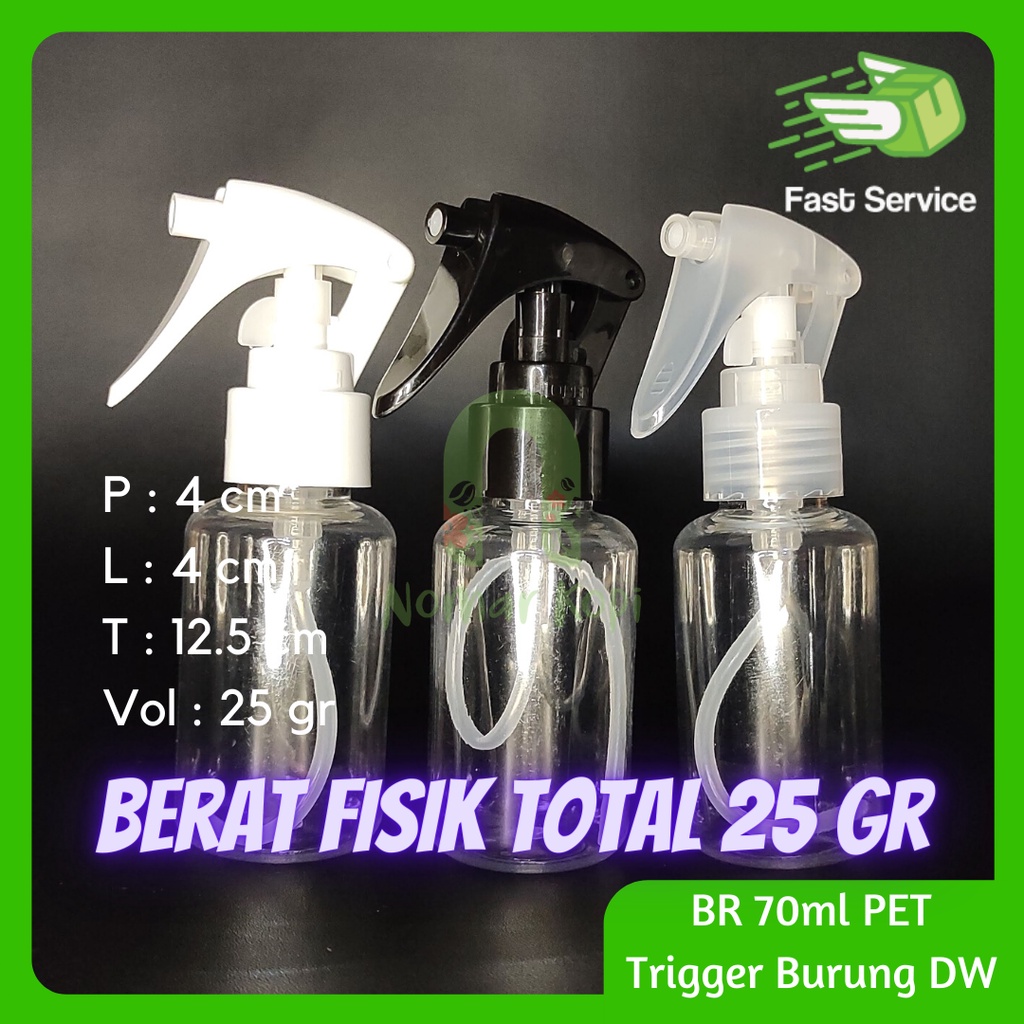 Botol 70ML Tabular Trigger Bebek