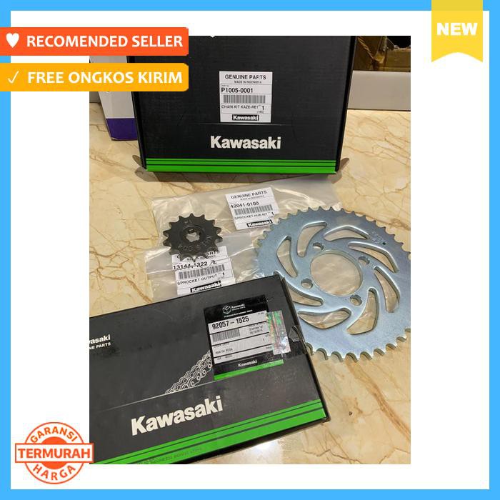 RANTAI GEAR GIR SET KAZE R ASLI ORI KAWASAKI P1005 0001