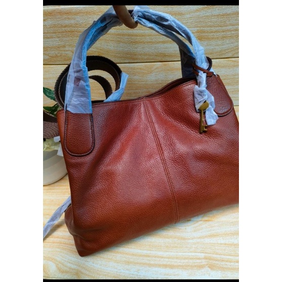 Fosil maya satchel brown