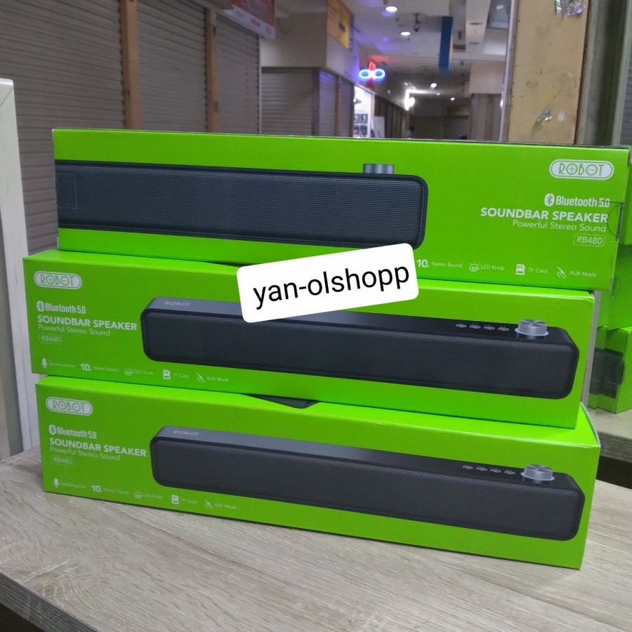 Speaker Robot RB 480 Bluetooth 5.0 / Soundbar Speaker Robot Kemasan spesial gift box vivo V21