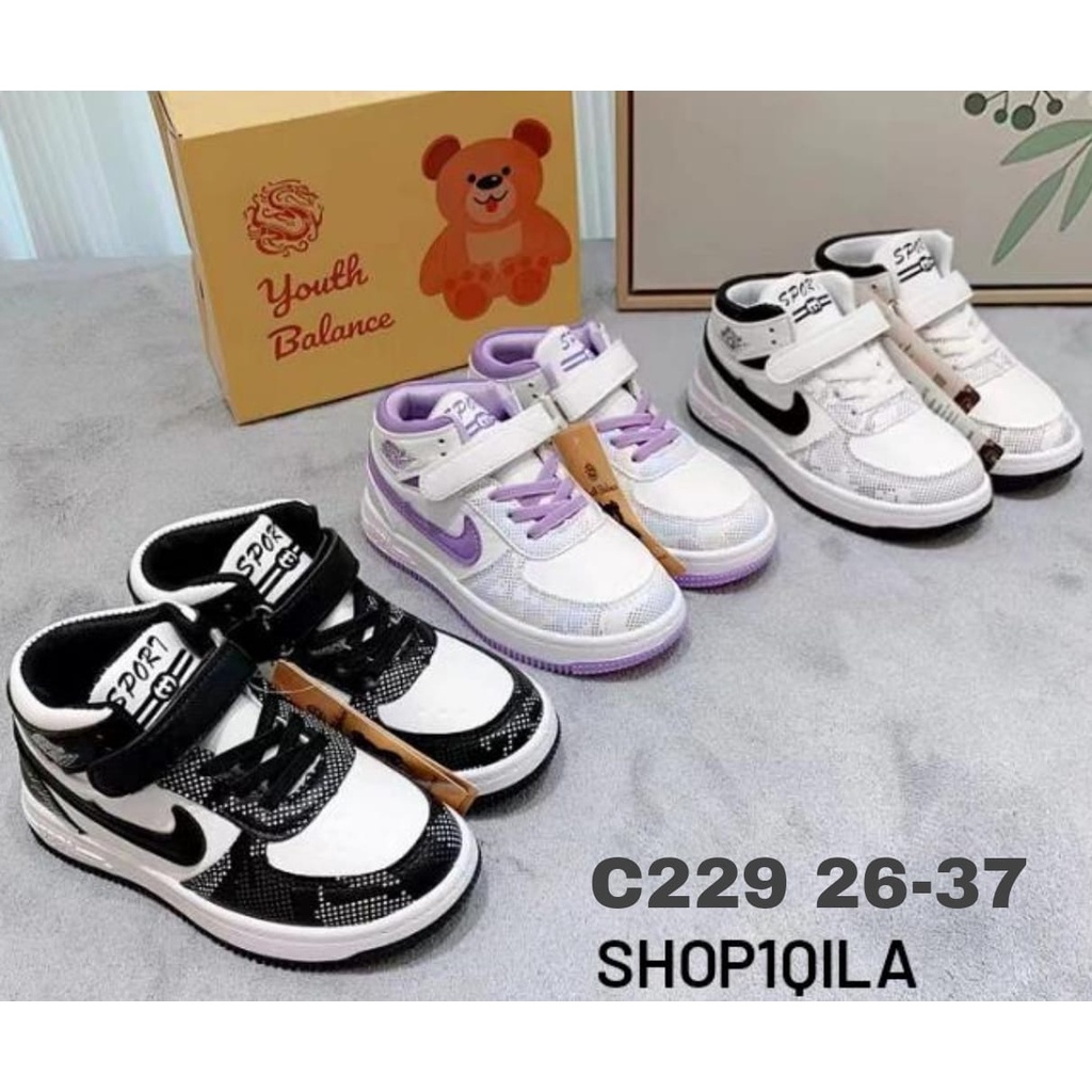 SEPATU SNEAKERS ANAK LAKI-LAKI DAN PEREMPUAN YOUTH BALANCE C229 SEPATU ANAK LAKI LAKI/PEREMPUAN