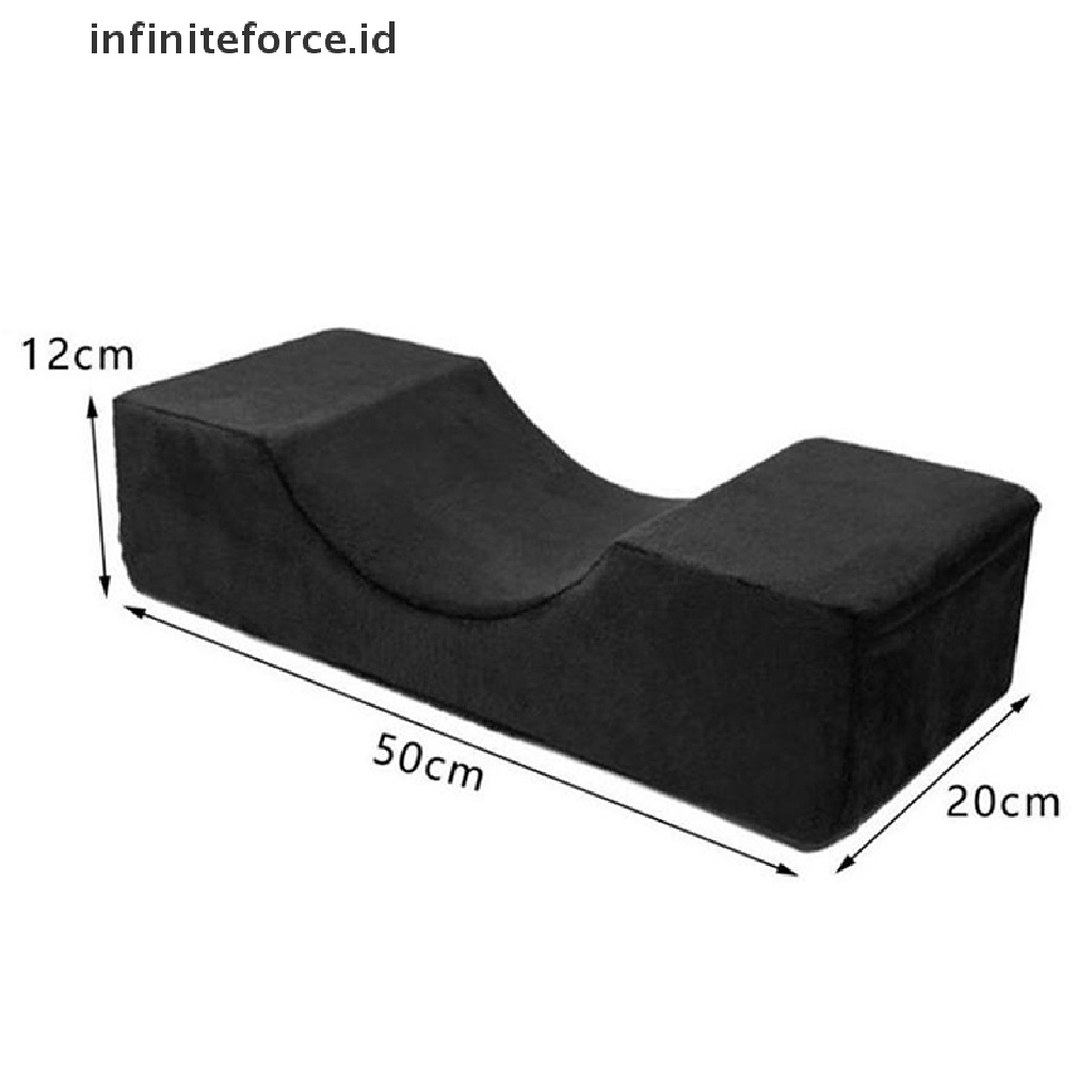 (Infiniteforce.Id) Bantal Memory Foam Penyangga Leher Bahan Flanel