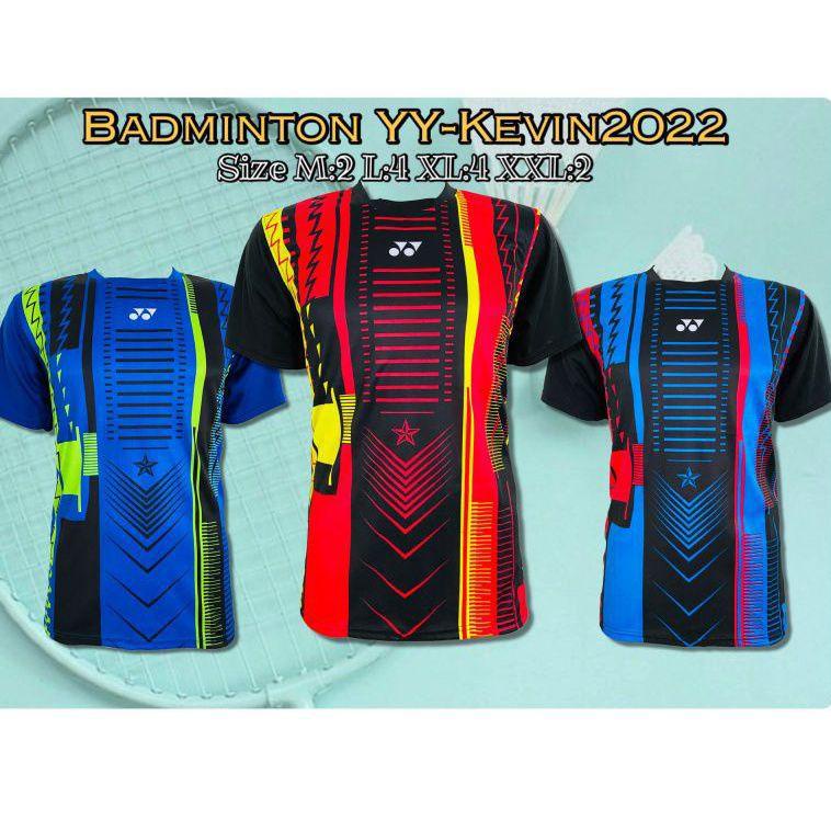 ➭Serba Murah➭ Kaos Badminton Yonex Kevin 2022 Kaos Bulutangkis YY Kevin J41 ✵
