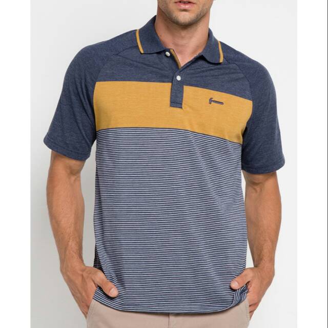 Kaos polo shirt pria HAMMER original kombinasi HP4