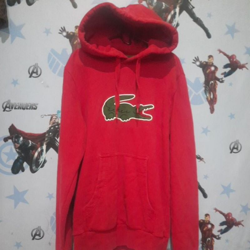 hoodie lacoste big logo second