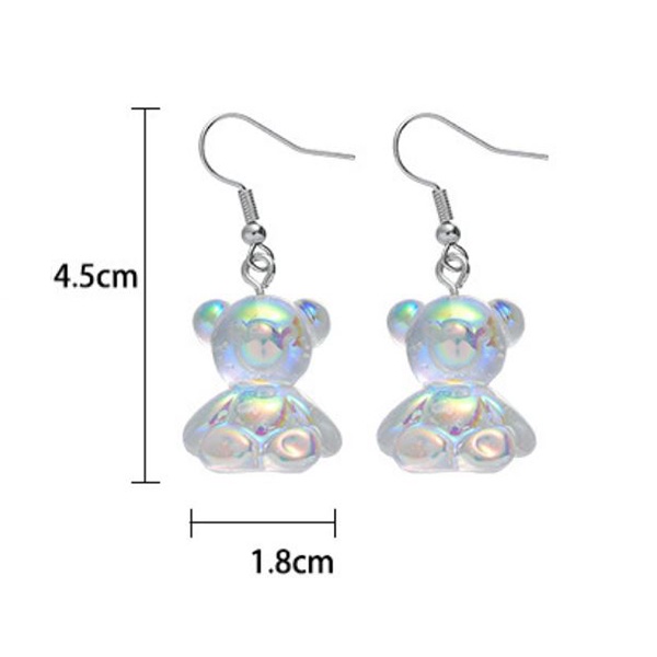 anting beruang cute and fun bear earrings jan304(3D3)