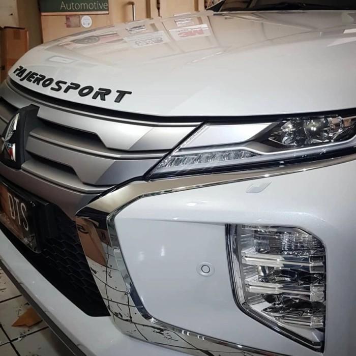 Emblem Hood Kap Mesin Black All New Pajero Sport 2021