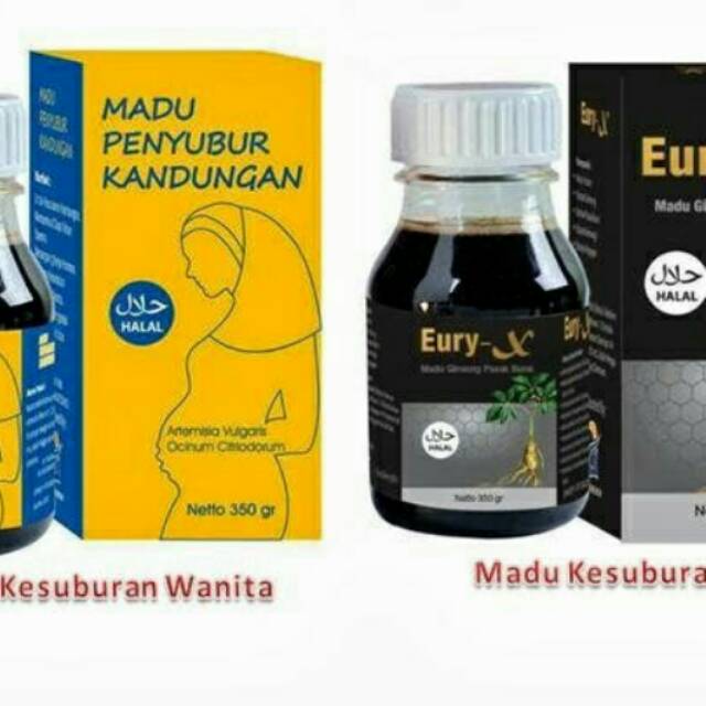 MADU PENYUBUR KANDUNGAN + MADU PENYUBUR PRIA EURY X / EURY-X