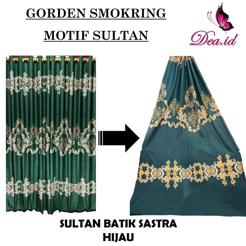 [DEASHOP] GORDEN SMOKRING 12 RING MOTIF BATIK ELISABETH SULTAN MEWAH AESTHETIC MINIMALIS HORDENG HORDEN PINTU JENDELA KORDEN GORDYN HOMEMADE SMOKERING 12 LUBANG