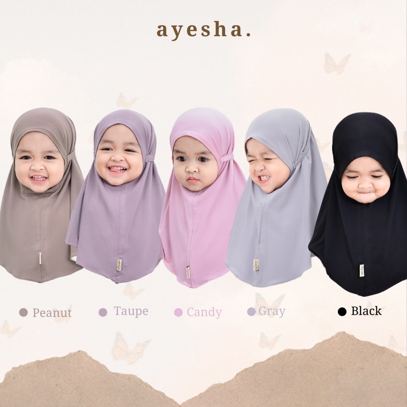 Ayesha - BALISHA BERGO ANAK | Usia 1-6th Jersey ITY Premium