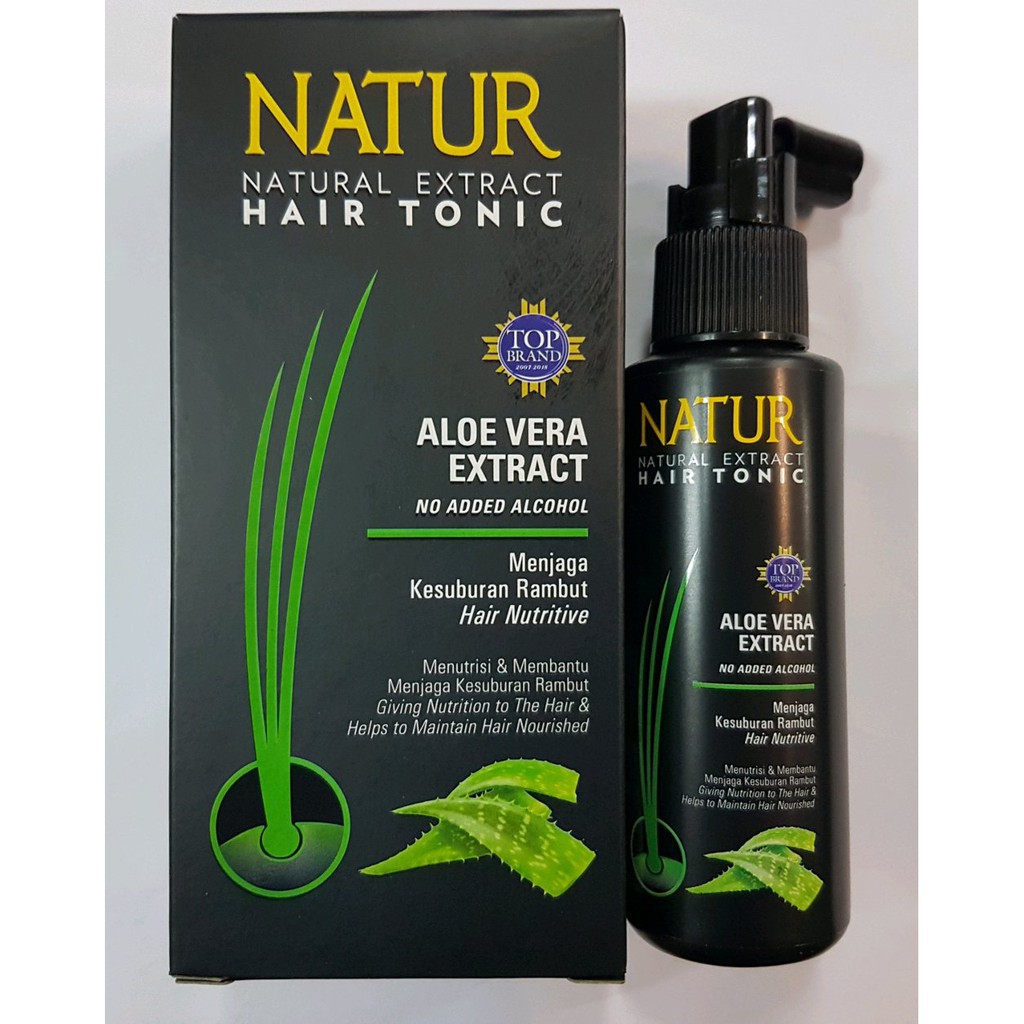 Natur Natural Extract Hair Tonic Aloe Vera 90 ml / Hair Tonic  Pelembab Rambut Nature Extract