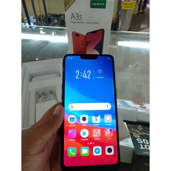 Second Oppo A3s 3/32GB full set Ex Garansi Resmi Oppo Indonesia