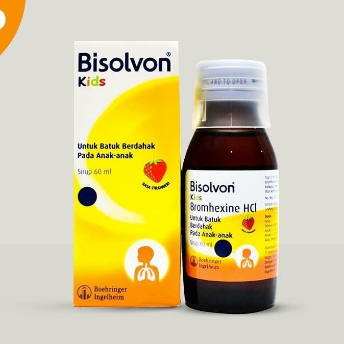 Jual Obat Batuk Anak BISOLVON KIDS Sirup 60 Ml | Shopee Indonesia