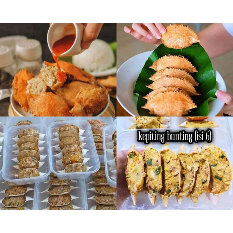kepiting bunting isi 6pcs