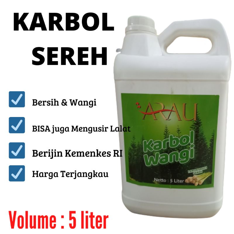 Jual Karbol Sereh Pembersih Lantai Dan Kamar Mandi Aroma Sereh Merk