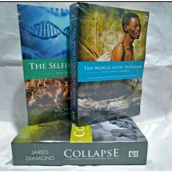 

DISKON SPESIAL BUKU SATU PAKET BUKU JARED DIAMOND DAPAT 3 BUKU TERMURAH
