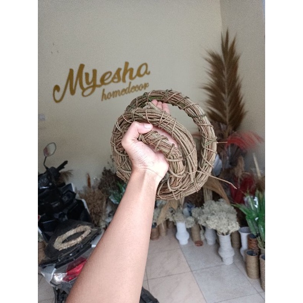 MINI WREATH RING AKAR POHON KERING HIASAN RUSTIC