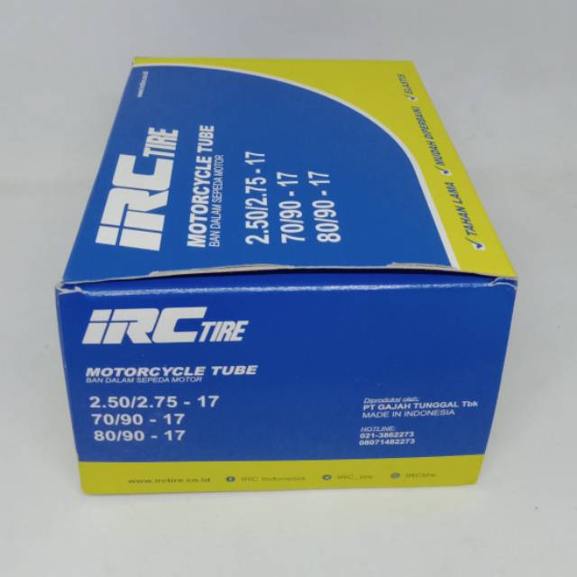 Ban Dalam Motor IRC 250/275-17 70/90-17 80/90-17