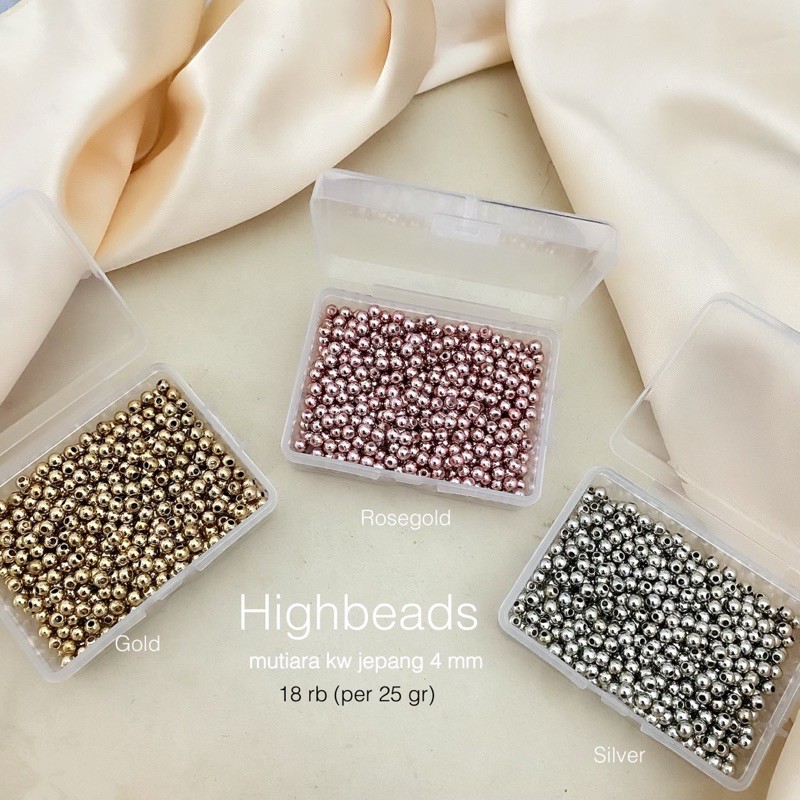 Mutiara KW Jepang 4 mm