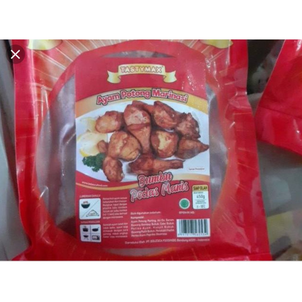 

tastymax ayam potong marinasi pedas manis 500gr