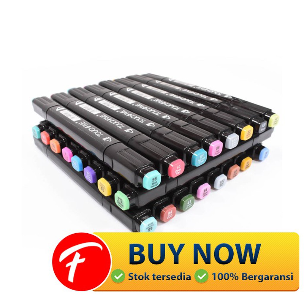 

WuS TOUCHNEW BV Spidol Dual Side Fine Art Marker 30 Color - Multi-Color Bli