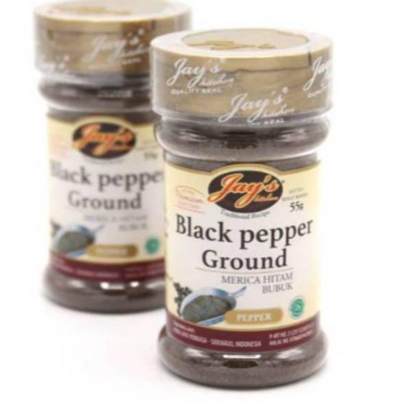 

ジ Jay's Black Pepper Ground / Merica Hitam Bubuk Best