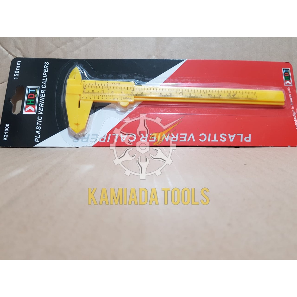 

sigmat plastik 150mm / vernier caliper jangka sorong 6 inch