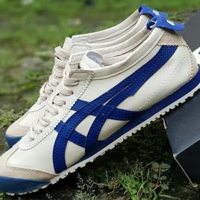 PROMO SEPATU PRIA & WANITA ONITSUKA TIGER 37 SD 44 CREAM BIRU MURAH KEKINIAN